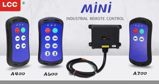 A600 Industrial 24 Volts Wireless 6 Button Mini Remote Control